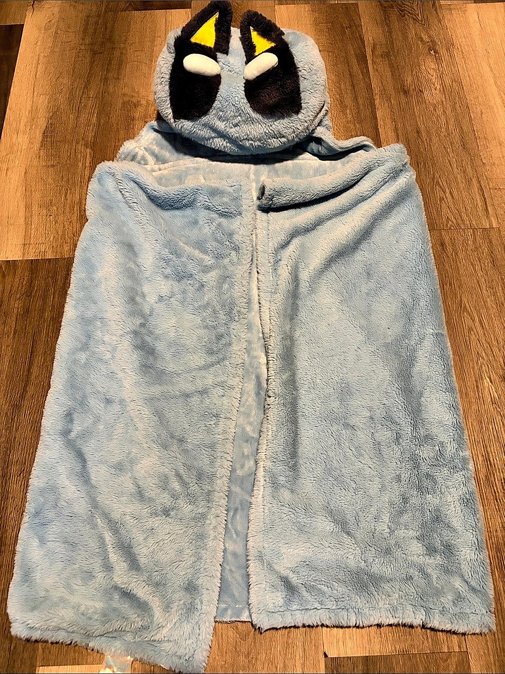 BLUEY Blue kids Hooded Throw Blanket